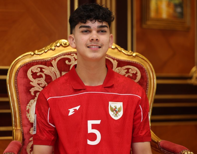 mathew baker debut timnas